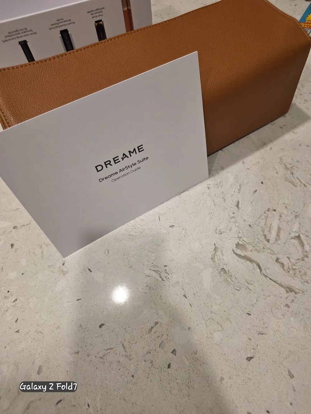 Dreame AirStyle Suite Hair Styling Set with Tan Travel Case